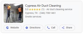Cypress Air Duct Cleaning
