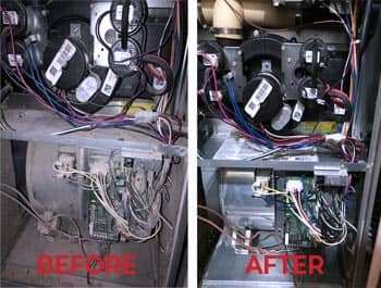 HVAC system cleaning