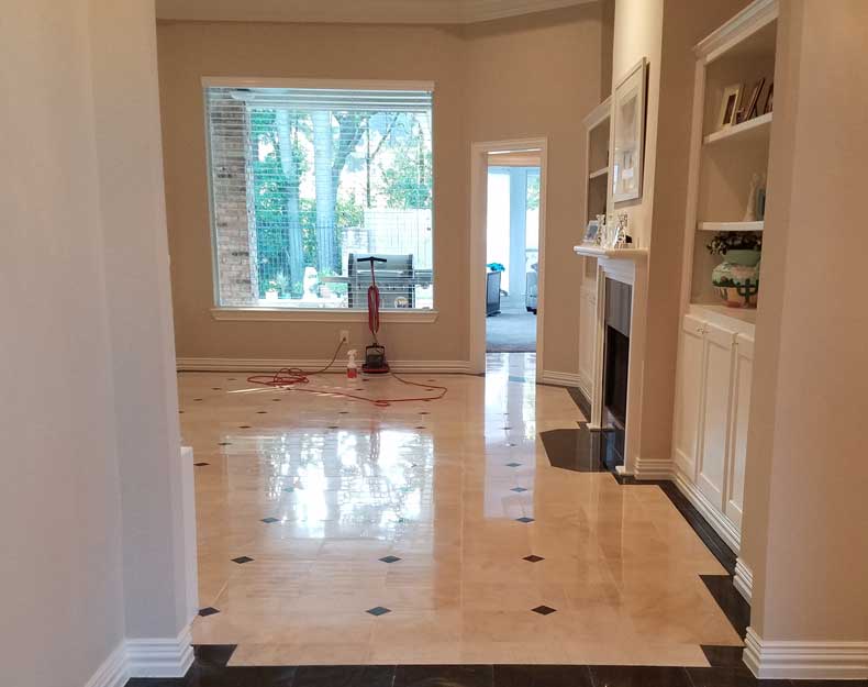 cleaning and restoring of your natural stone floors